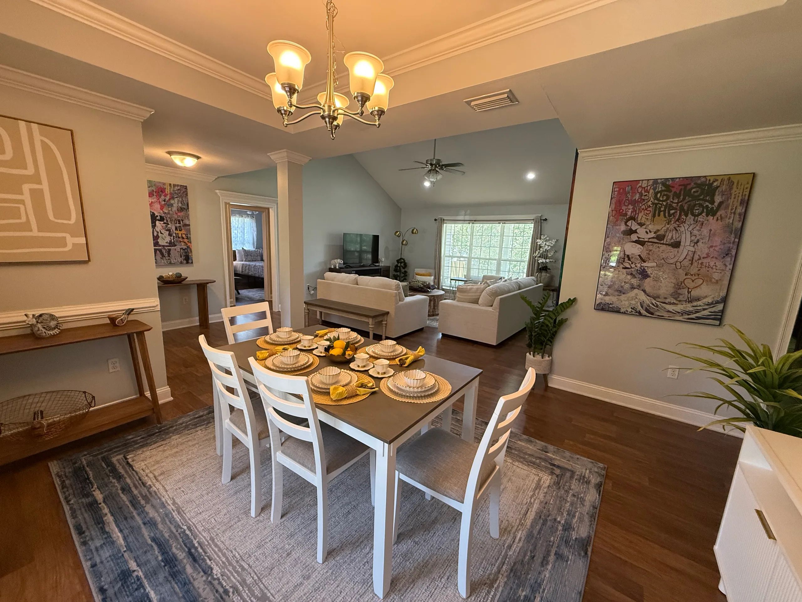 Valdosta 4BR Retreat | Wi-Fi, Backyard, 9 Beds