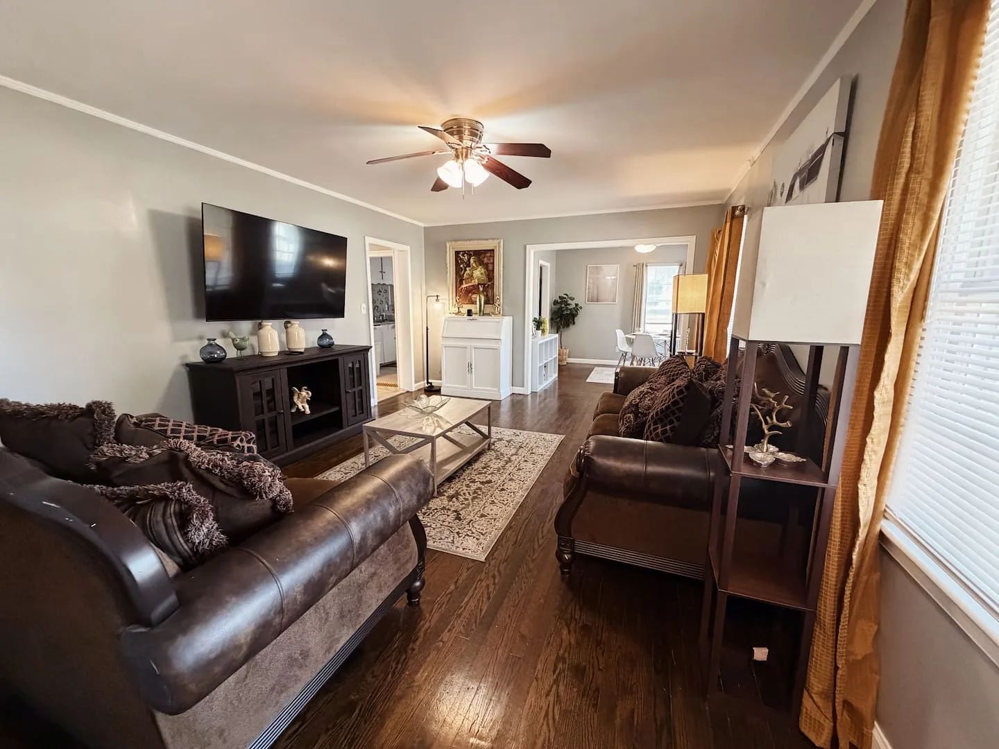 Spacious 3BR • 3Q Beds • 2 Futon Near VSU & SGMC